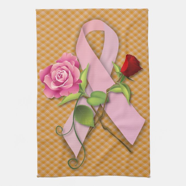 Closure for the Breast Cancer Survivor Tea Towel (Vertical)