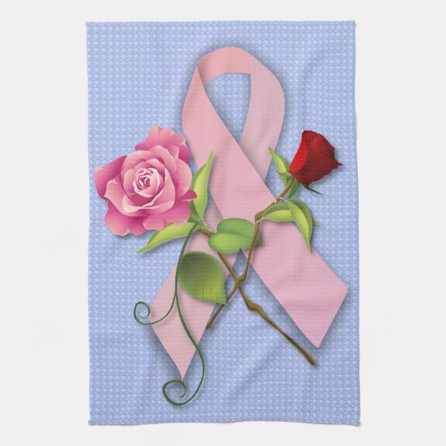 Closure for the Breast Cancer Survivor Tea Towel (Vertical)