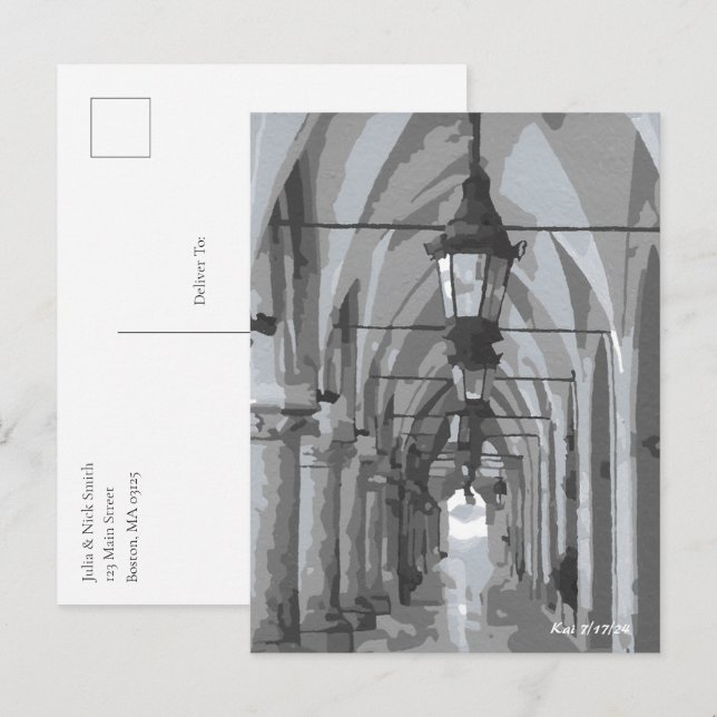 Cloth Hall Kraków, Poland Postcard (Front/Back)