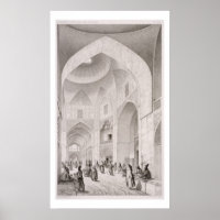 Cloth Market, in Isfahan, from 'Voyage Pittoresque
