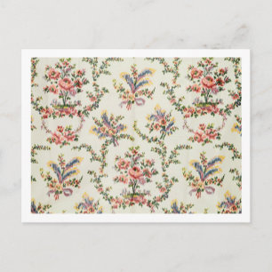 Cloth woven for Queen Marie Antoinette at the Pala Postcard