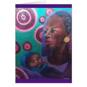 Clothed in Purple Notecard