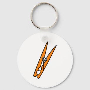 Clothes Peg Key Ring