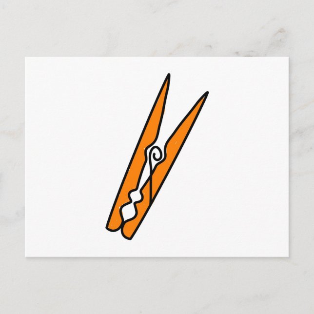 Clothes Peg Postcard (Front)