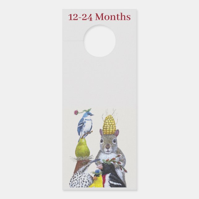 Clothes Rail Divider Hanger - 12-24 Months  (Front)