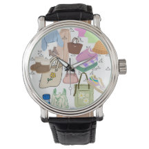 clothes , shoes and bags pattern