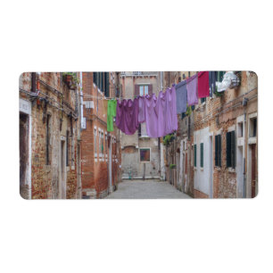 Clothesline In Venice Italy