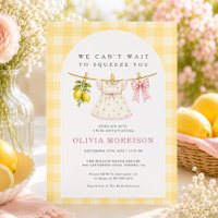 Clothesline Lemon Squeeze Girl Baby Shower