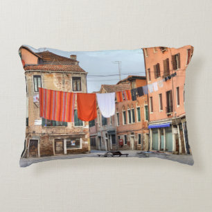 Clotheslines At Campo Ruga Decorative Cushion