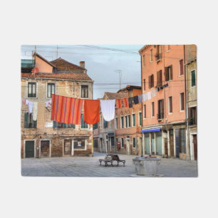 Clotheslines At Campo Ruga Doormat
