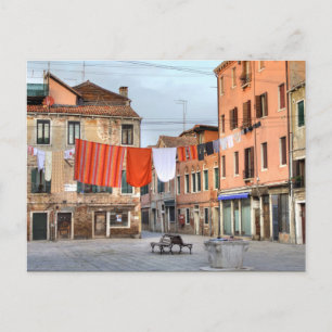 Clotheslines At Campo Ruga Postcard