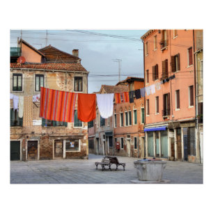 Clotheslines At Campo Ruga Poster
