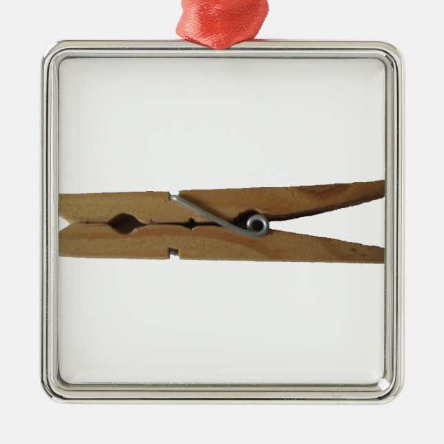Clothespin Metal Tree Decoration (Front)