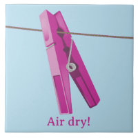 Clothespin washing line peg