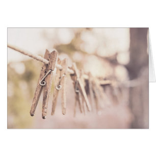 Clothespins on a Line