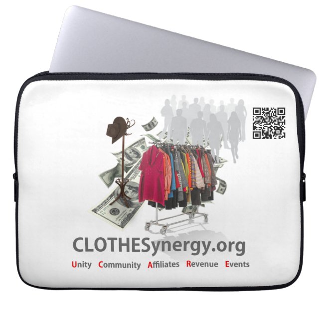 CLOTHESynergy - Laptop Sleeve 13" (Front)