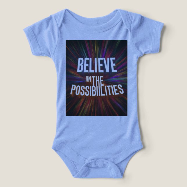 Clothing Baby  Shoes Baby Tops Dream Big Believe  (Design Front)