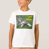 Clothing Children Cat I Love Yoga