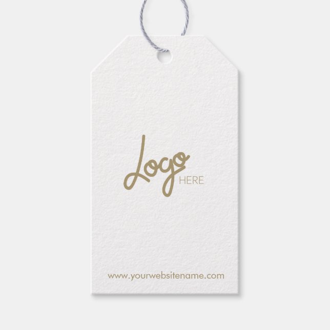Clothing Logo Stylish Modern Hang Tag (Front)