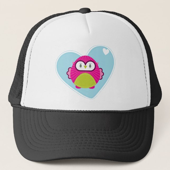 CLOTHING :: owl - hoot Trucker Hat (Front)