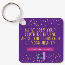 Clothing Reveals Youth Heart Keychain