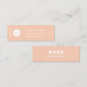 Clothing Tags Small Business Apricot Price Tags