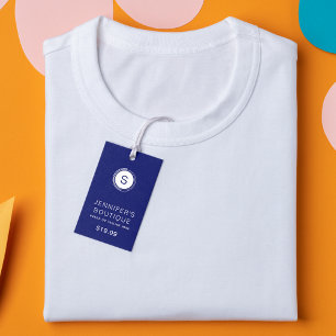 Clothing Tags Small Business Dark Navy Blue