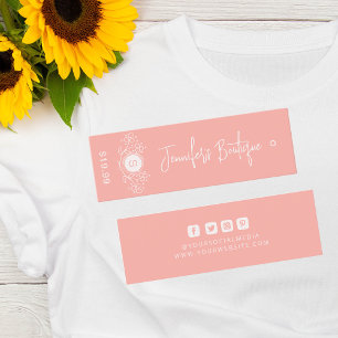 Clothing Tags Small Business Dusty Rose Price Tags