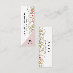 Clothing Tags Small Business Floral Price Tag