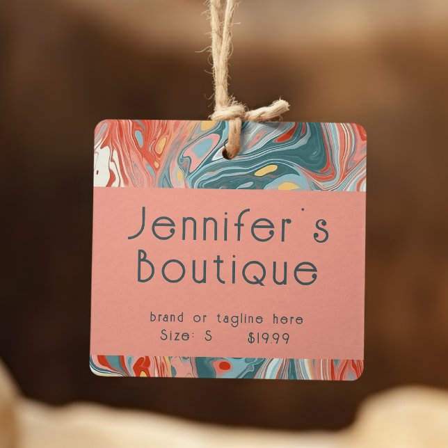 Clothing Tags Small Business Modern Abstract (Creator Uploaded)