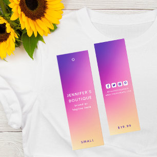 Clothing Tags Small Business Modern Abstract Price