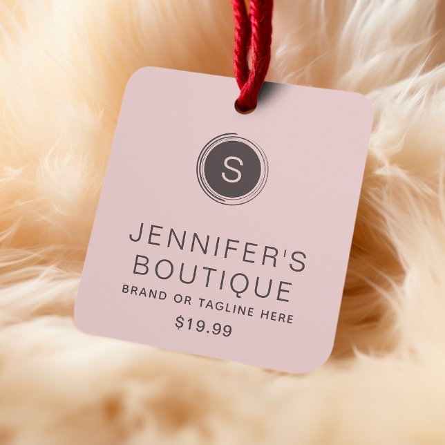 Clothing Tags Small Business Pink Grey (Creator Uploaded)