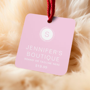 Clothing Tags Small Business Purple White