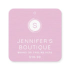 Clothing Tags Small Business Purple White