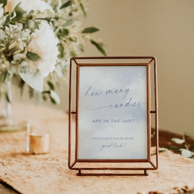 Cloud 9 Baby Shower How Many Candies Game Poster (Creator Uploaded)