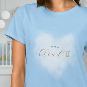 Cloud 9 Celestial Blue Baby Shower Mum Family T-Shirt