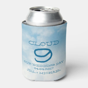Cloud 9 Nine Wedding Day Favours Can Cooler