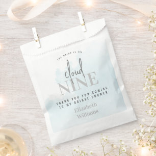 Cloud 9 Thank for Coming Bridal Shower Favour Bags