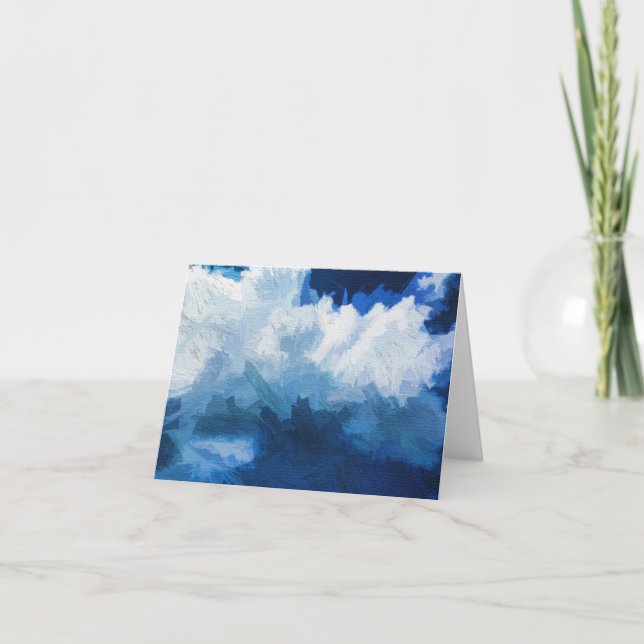 Cloud Abstract Card (Front)