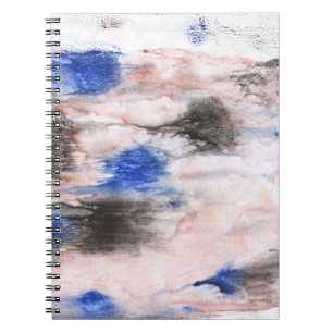 Cloud abstraction. Abstract watercolor background. Notebook