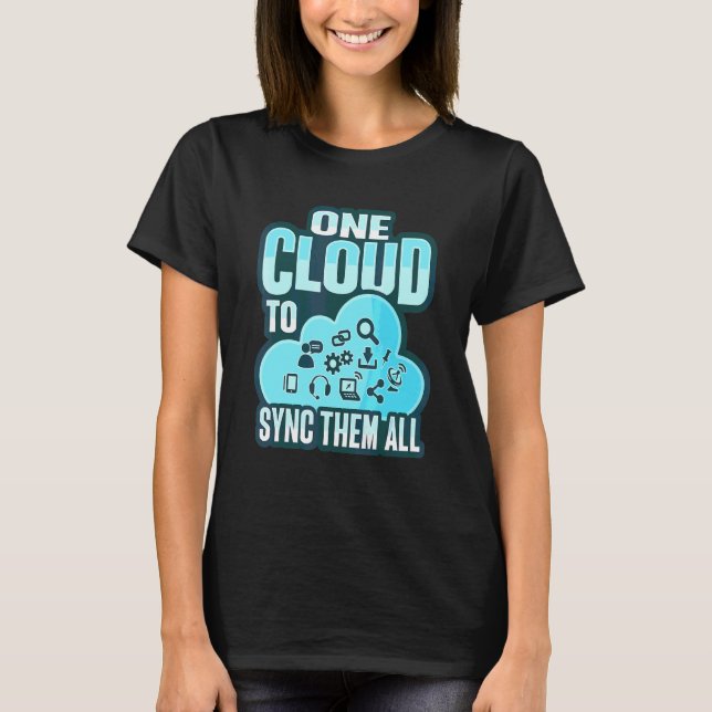 Cloud Administrator for a Cloud devops engineer 6 T-Shirt (Front)