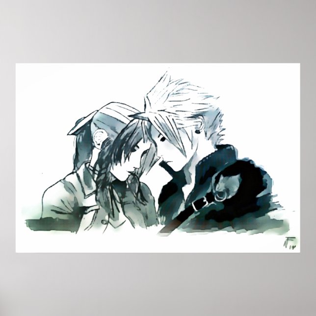 Cloud and Aerith Poster (Front)