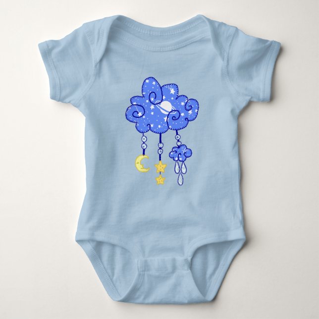 cloud baby bodysuit (Front)