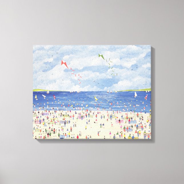 Cloud Beach Canvas Print (Front)