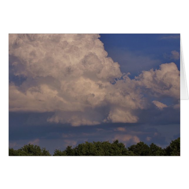 Cloud Blank Card (Front Horizontal)