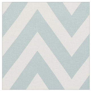 Cloud Blue Modern Chevron Large Scale Fabric