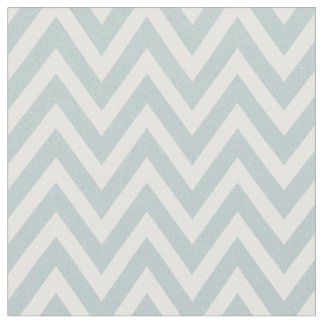 Cloud Blue Modern Chevron Stripes Fabric