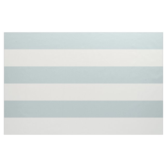 Cloud Blue Wide Stripes Large Scale Fabric (Yard)