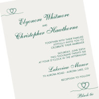 Cloud Bold Teal Modern Chic Mix and Match Wedding