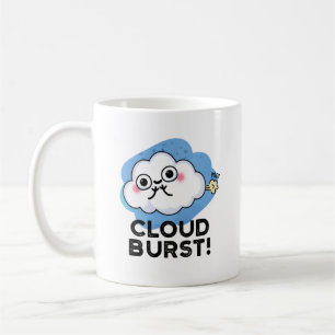 Cloud Burst Funny Cloud Fart Pun Coffee Mug